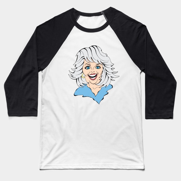 Paula Deen Baseball T-Shirt by cartoonistguy